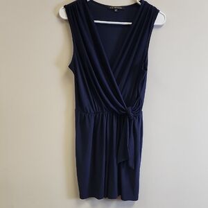 Chic Navy Sleeveless Jumpsuit